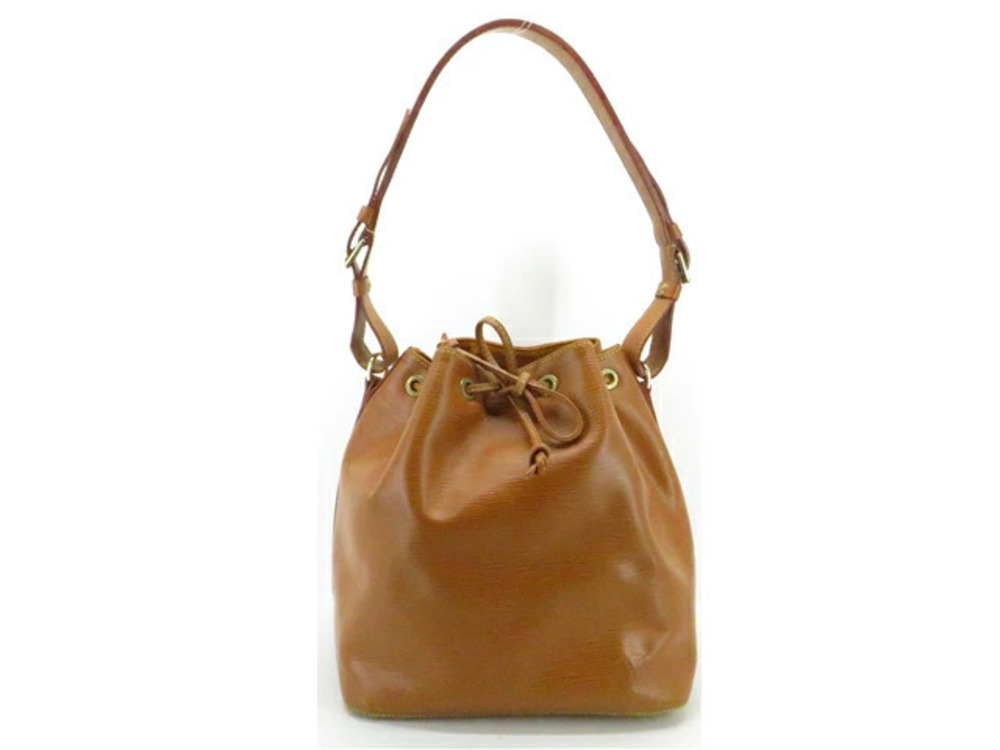 LOUIS VUITTON Neo Noe Shoulder Bag Epi Leather Zipangu Gold Brown